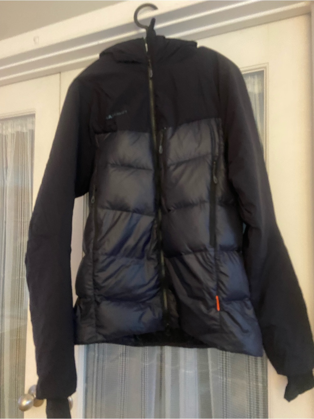 Mammut Men's Black Hooded Puffer Jacket